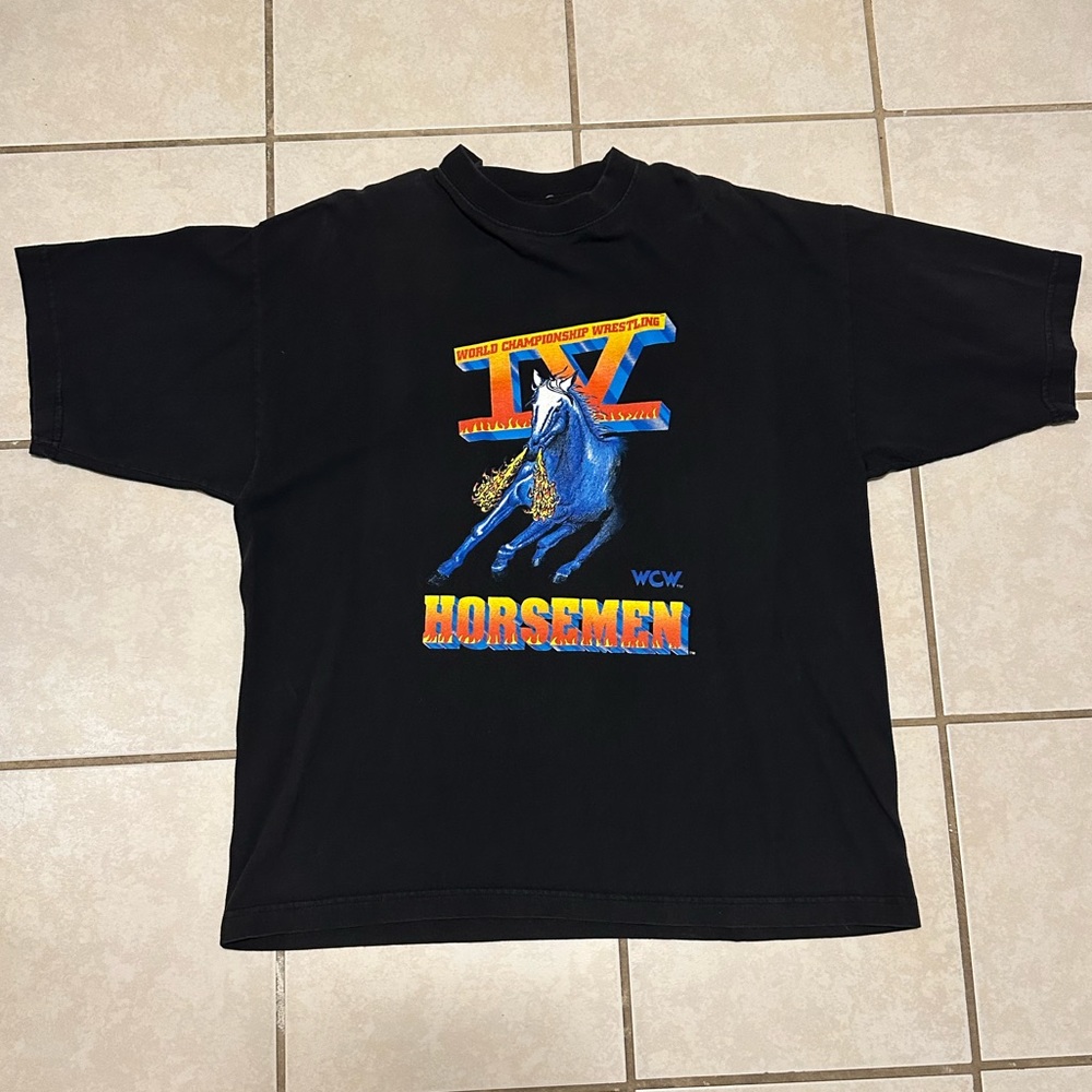 Vintage 90s WCW Four Horsemen Wrestling Shirt
